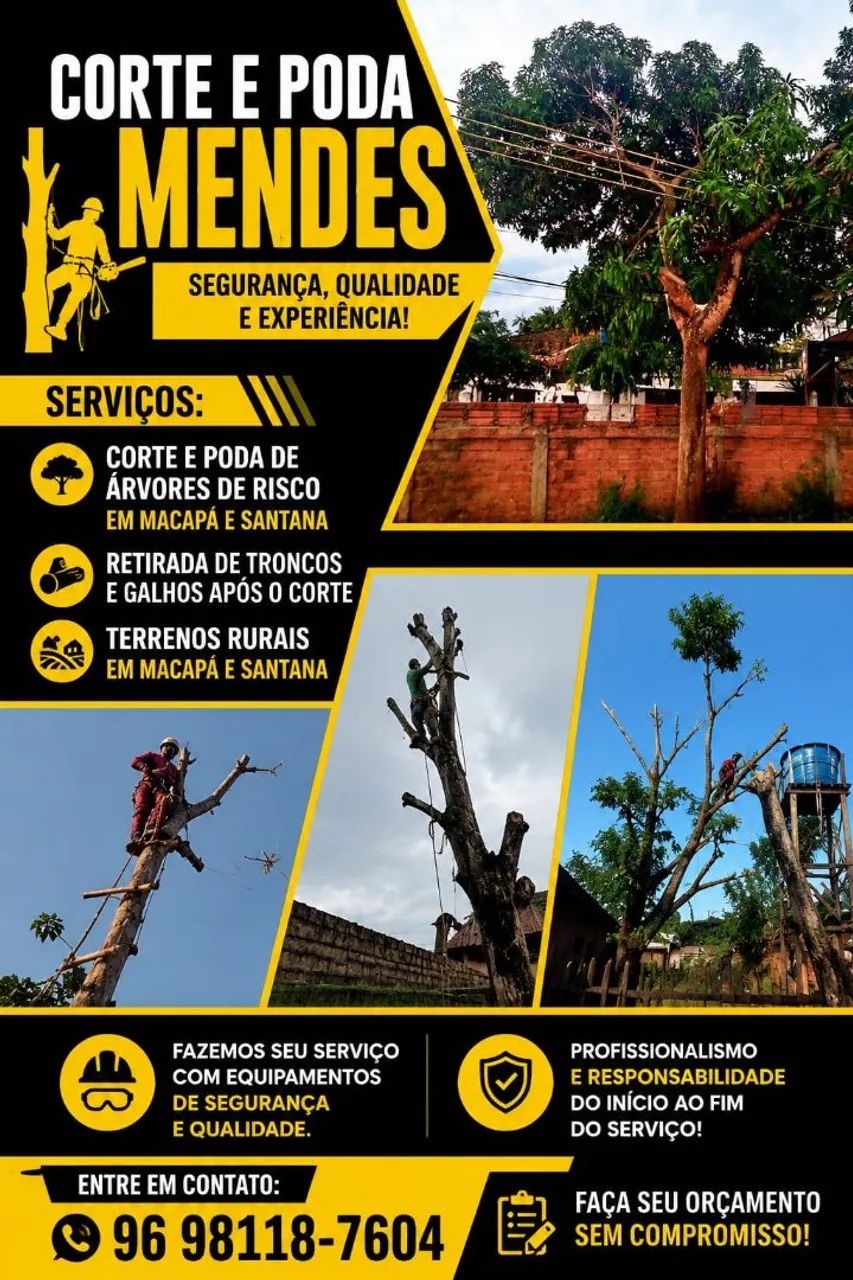 Corte e poda de árvore de Risco 