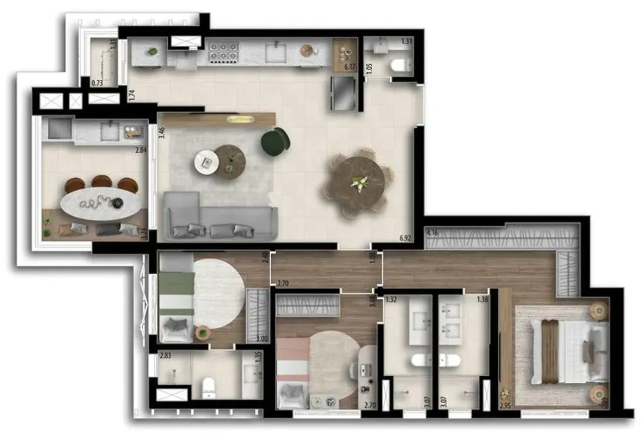 PLANTA 120m²