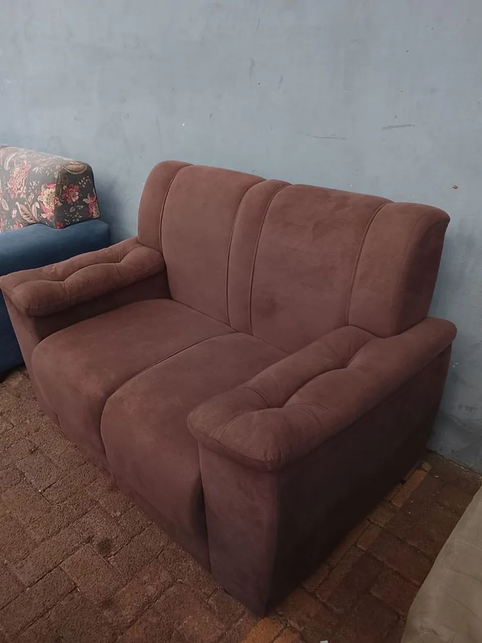 Sofá 2 lugares USADO ENTREGA dentro de Uberlândia MG  - Foto 3