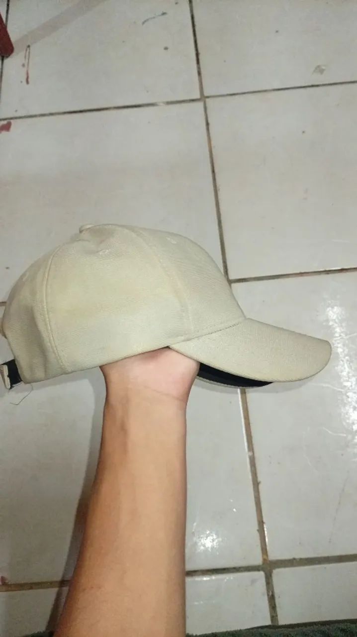 Boné aba curvada Bege - Foto 2