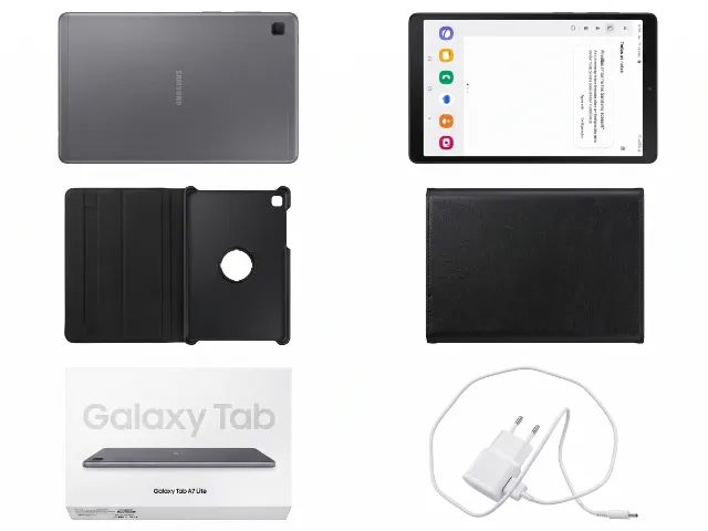 Tablet Samsung Galaxy Tab A7 Lite + Capa + Película + Caixa