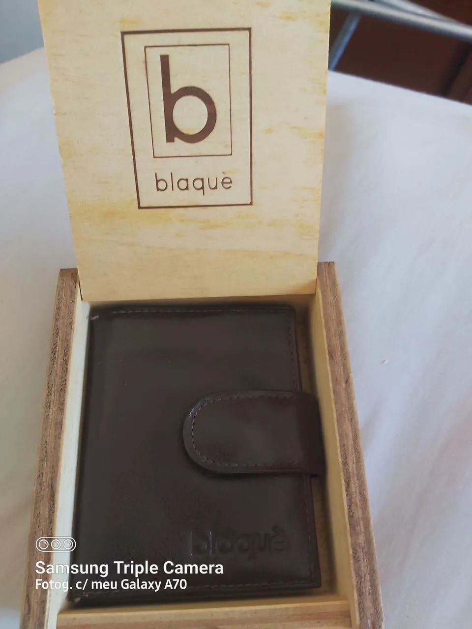 Carteira Blaque, argentina em couro legítimo! - Foto 2