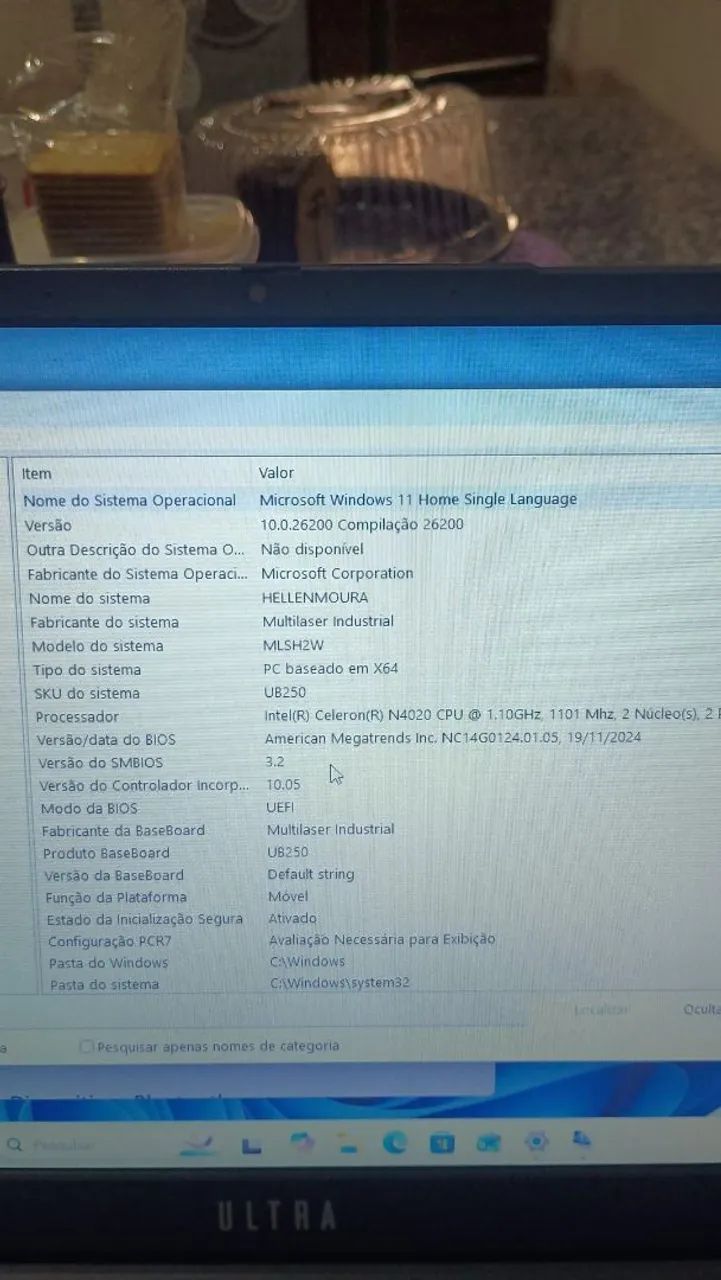 Vendo notebook estado semi novo , modelo : Multilaser  - Foto 3