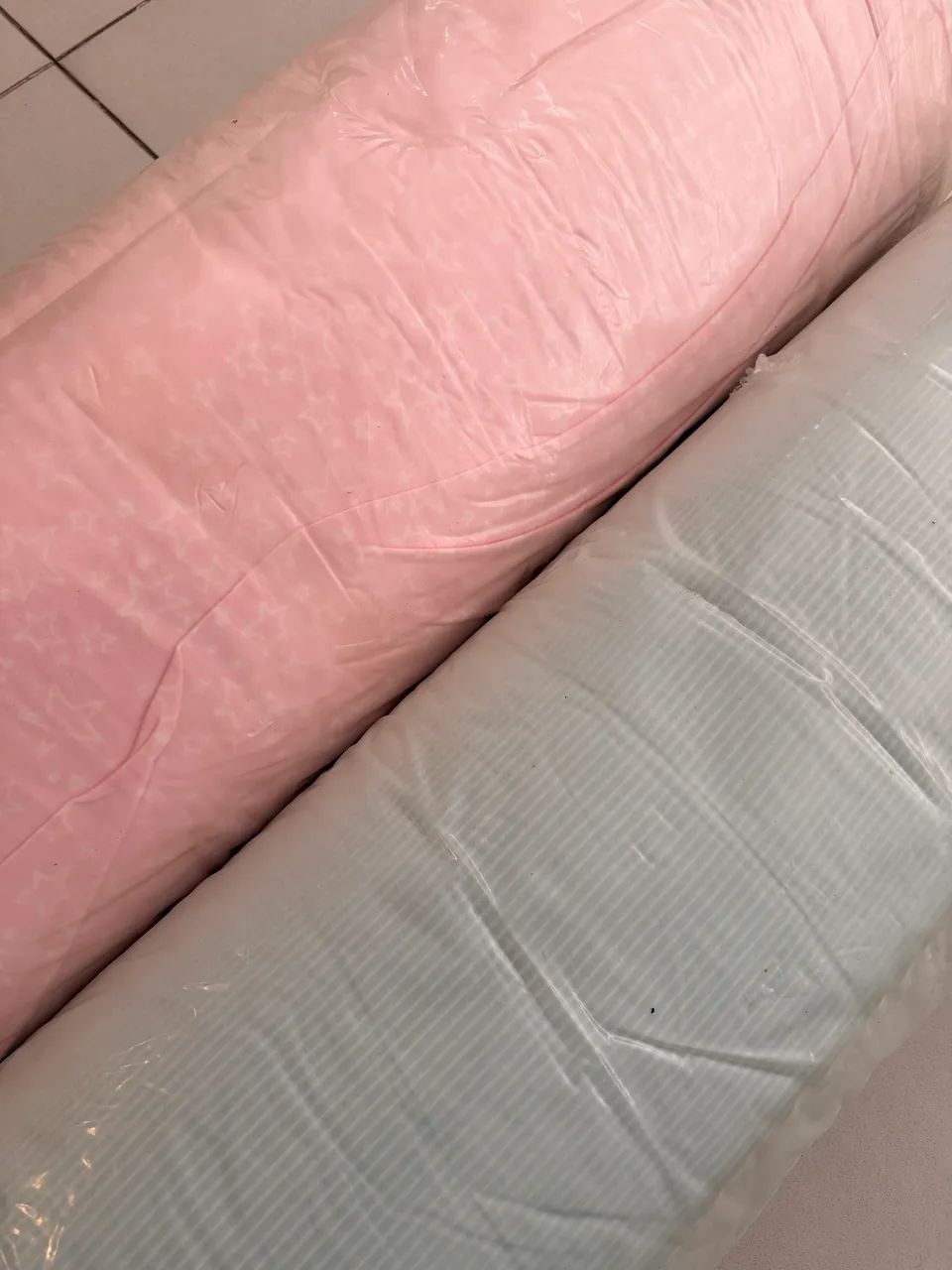 Rolo de tecido Microsoft pettenati rosa bebê  - Foto 3