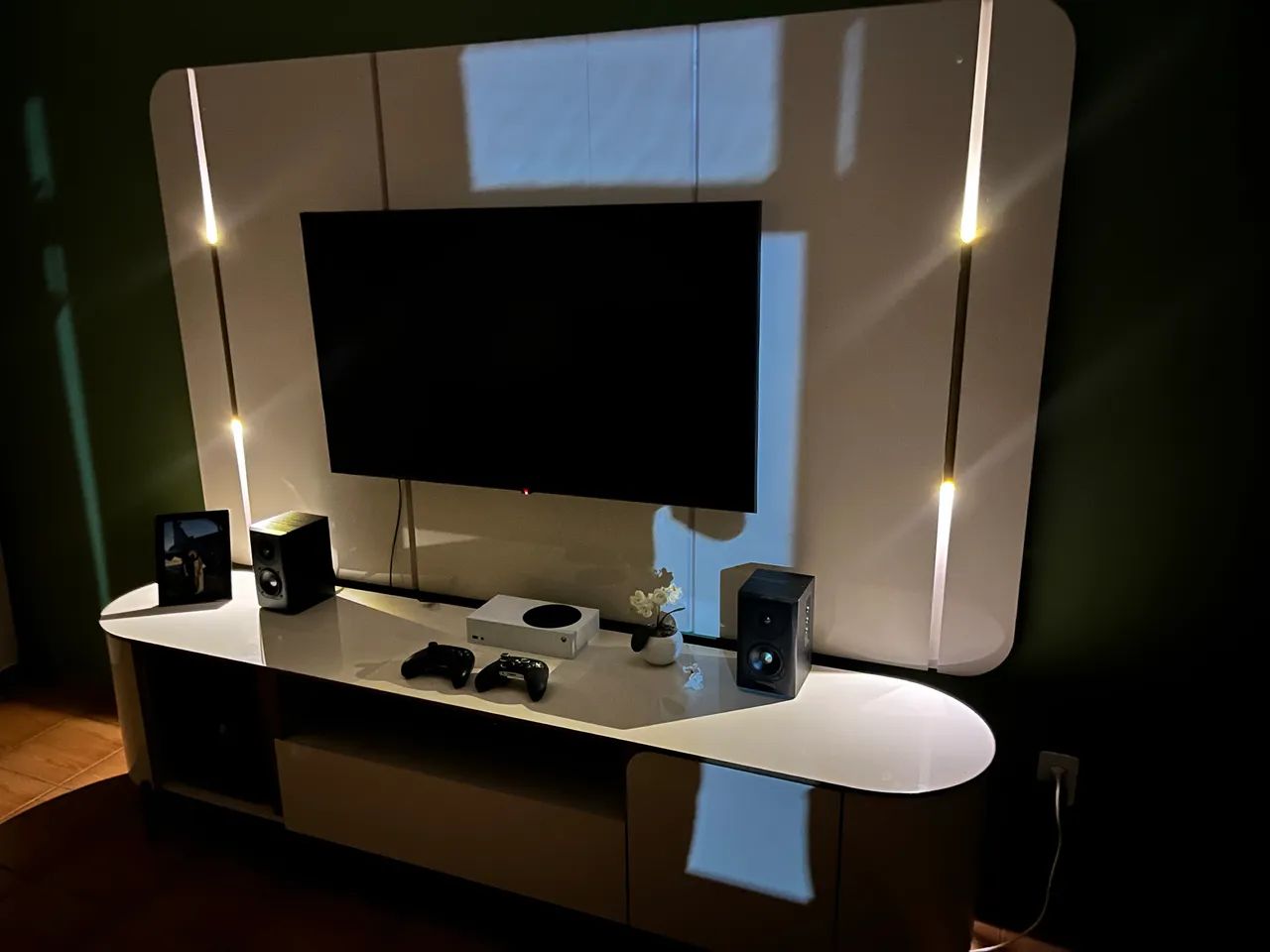 Rack + Painel MDF LED Anapolis