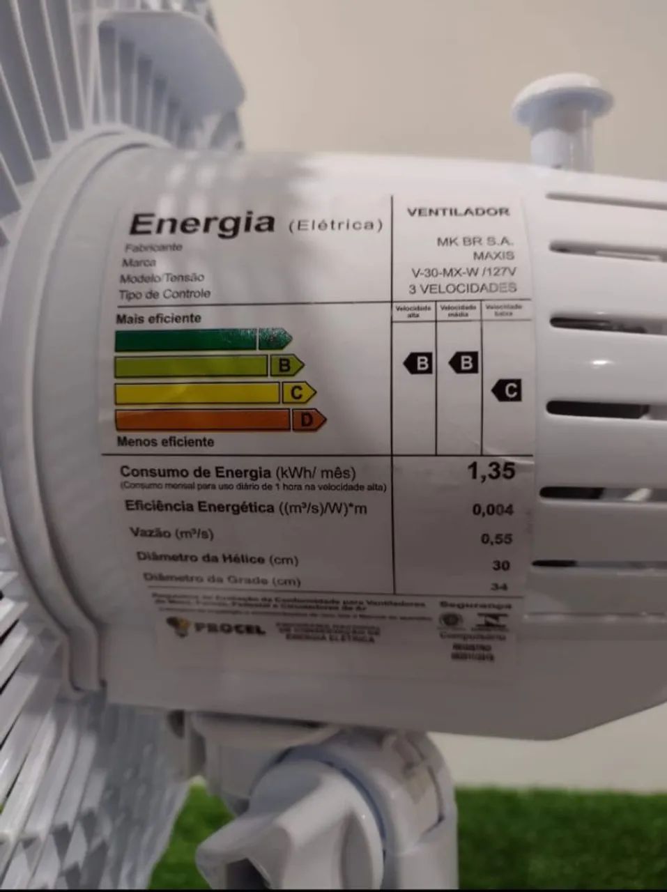 Ventilador Maxis V-30-MX-W - Foto 4