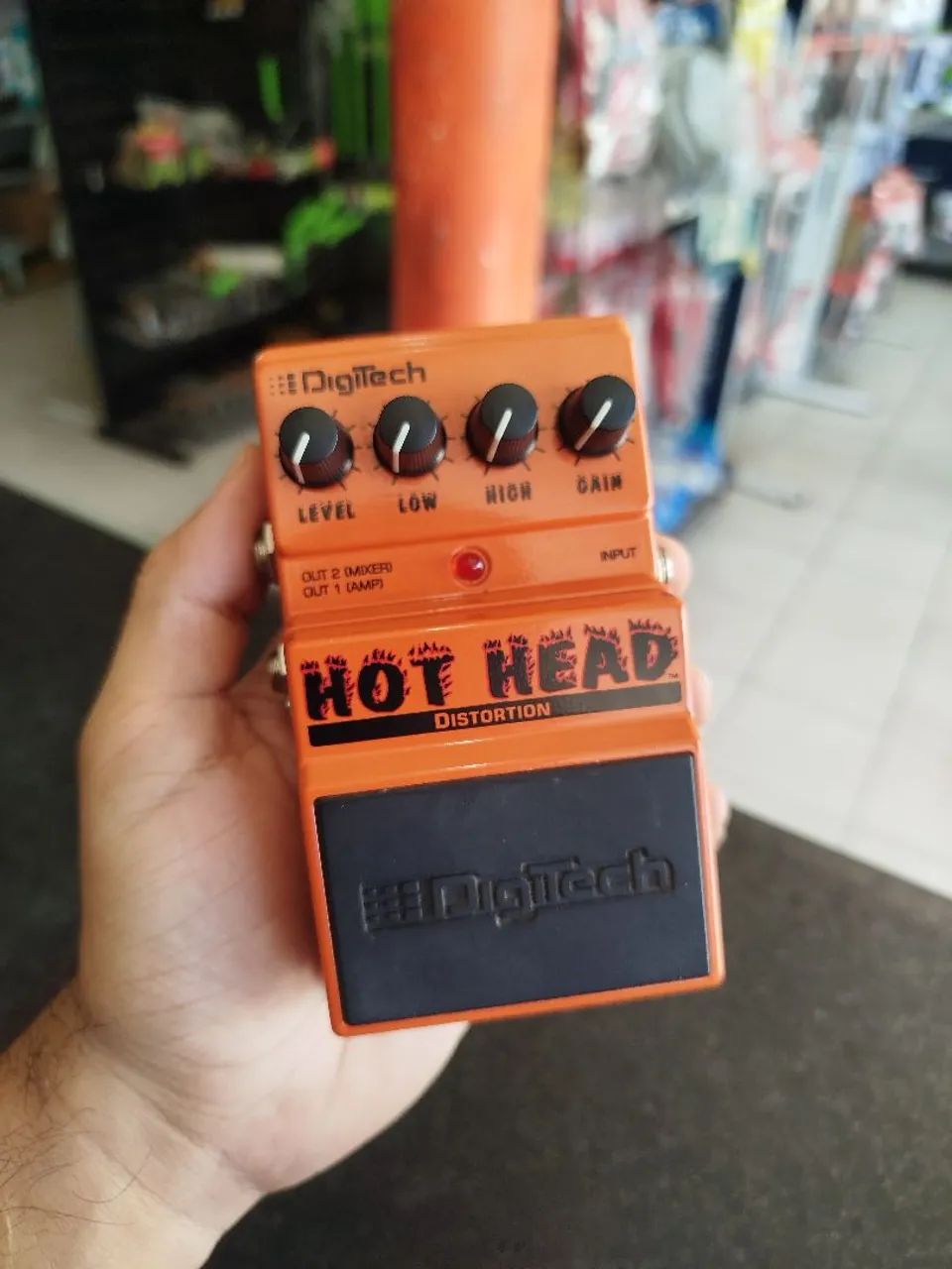 Pedal Distorção p/ Guitarra Hot Head Digitech