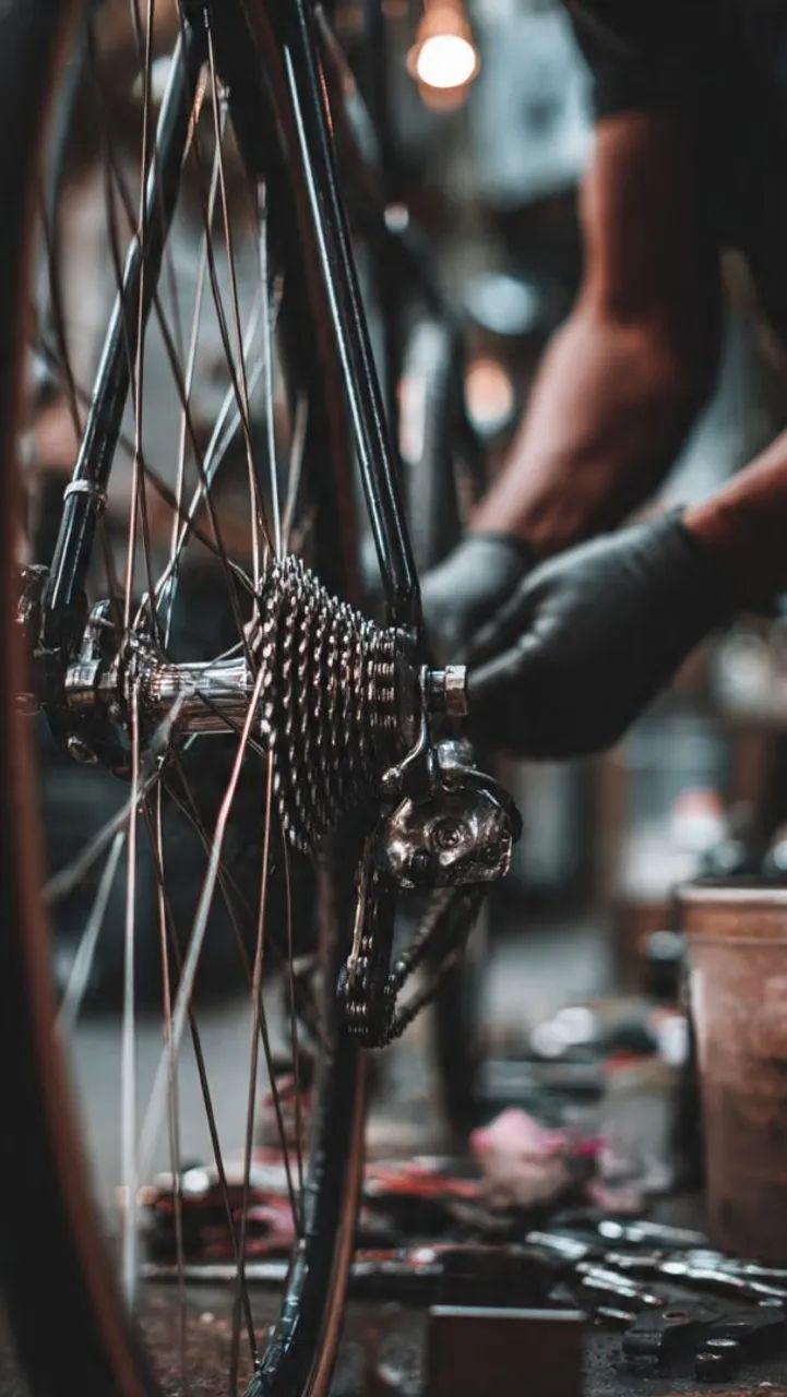 Manutenção em bicicletas 