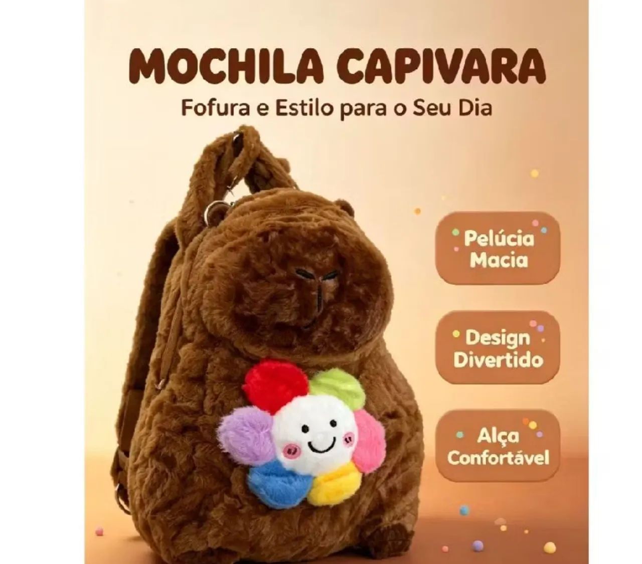 Mochila da capivara 