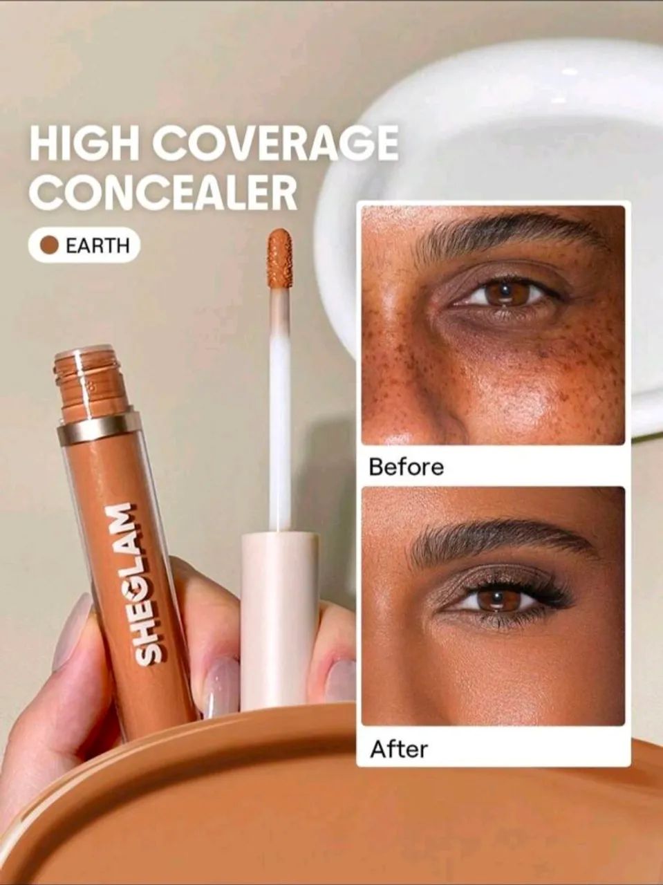 Corretivo alta cobertura SheGlam- Earth