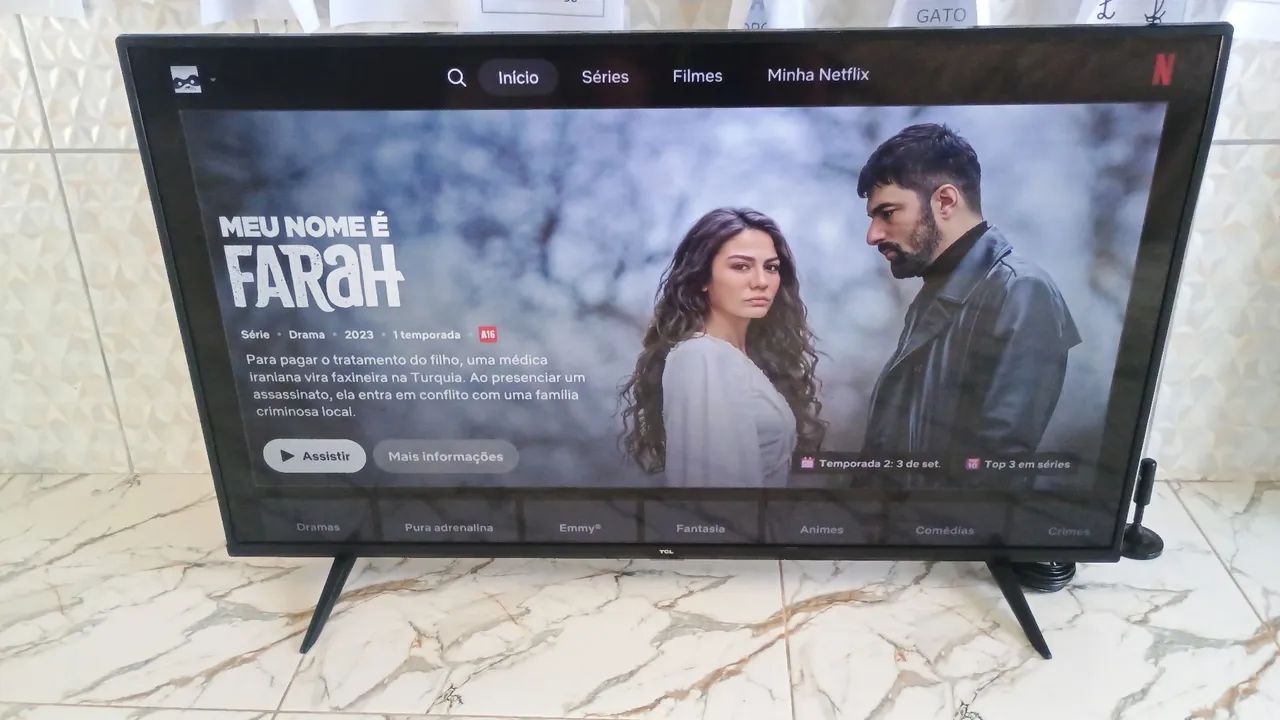 Tv TCL 50 polegadas smart 4k Android bluetooth completa  - Foto 2