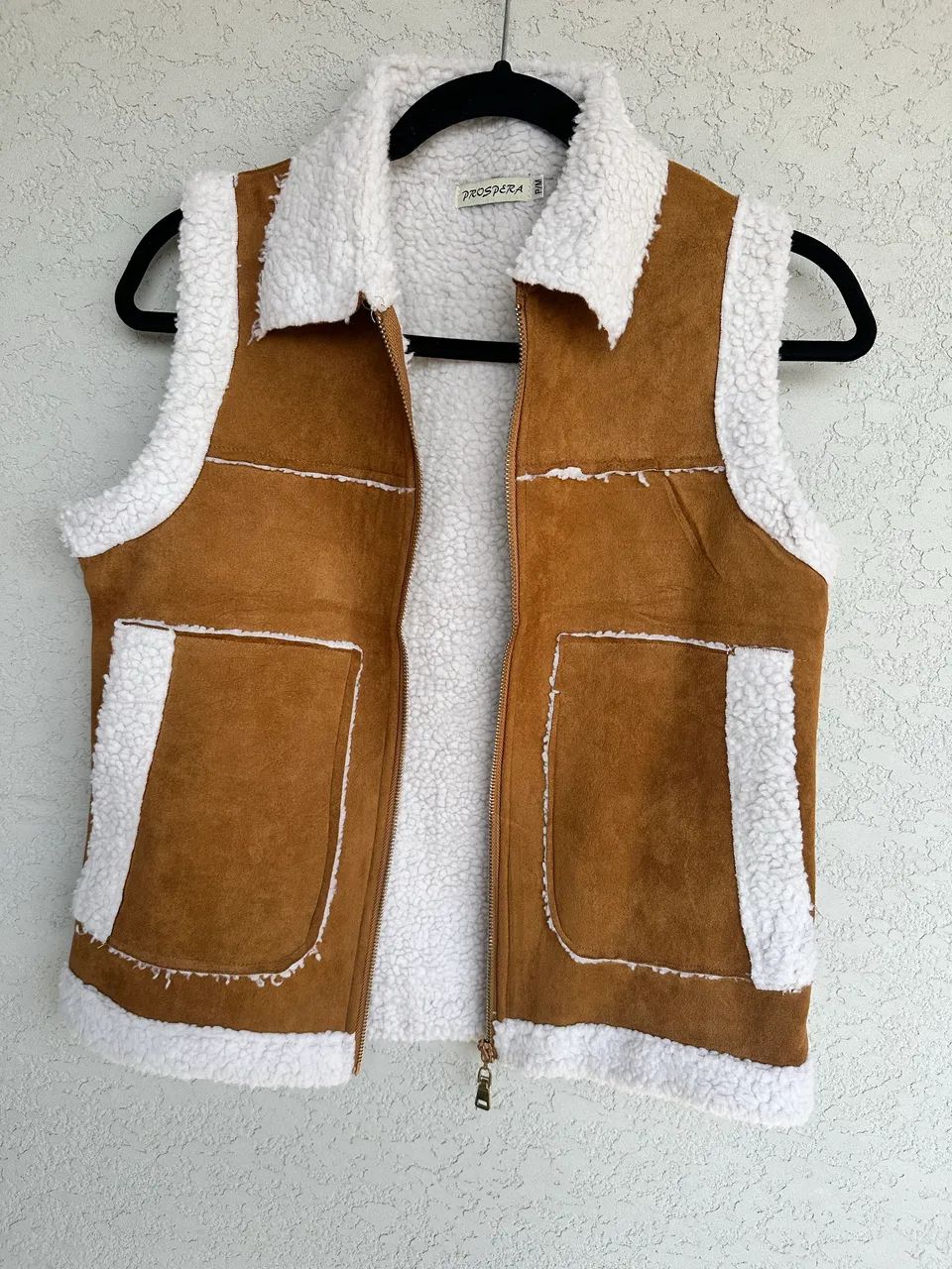 Colete feminino caramelo 
