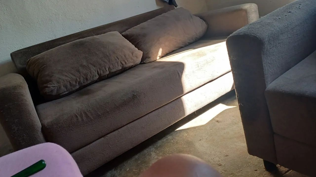 Sofá 3 e 2 lugares preço de doação $180 - Foto 3