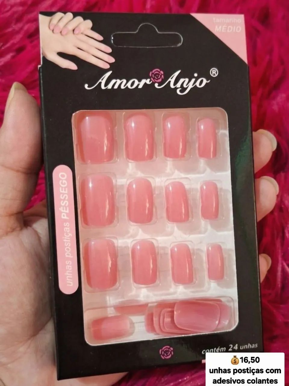 Unhas postiças com adesivos colantes  - Foto 5