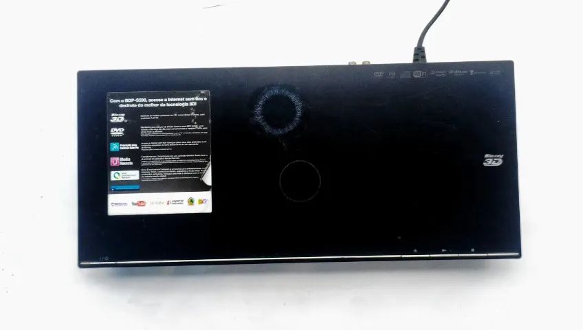 Blu-ray Sony 3D BDP-S590 3D Hi-fi saída ótica funcionando plenamente mas sem o controle - Foto 4