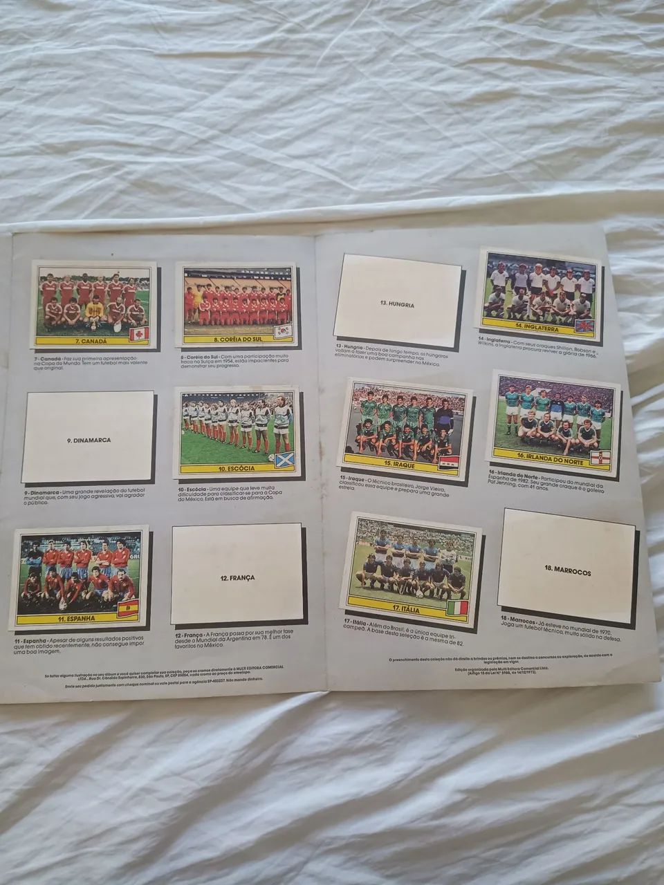 Álbum Game Card Copa do Mundo 1986 Multi Editora  - Foto 3