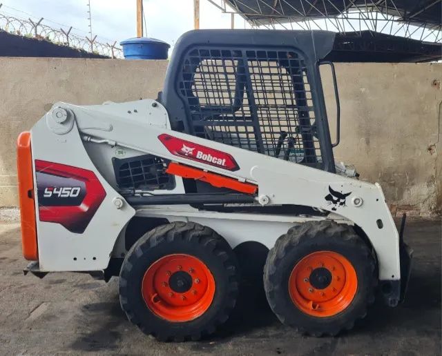 Minicarregadeira Bobcat S450 Ano 2021 1742,9hs Aberta Alava.