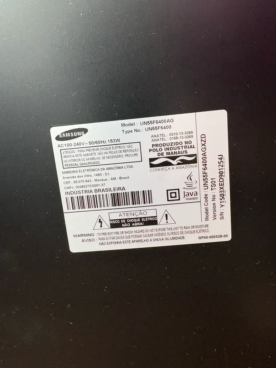 TV Samsung 55?