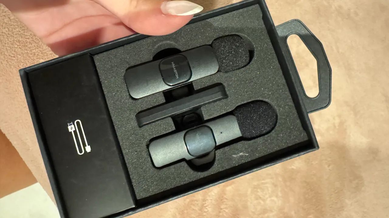Microfone de lapela 