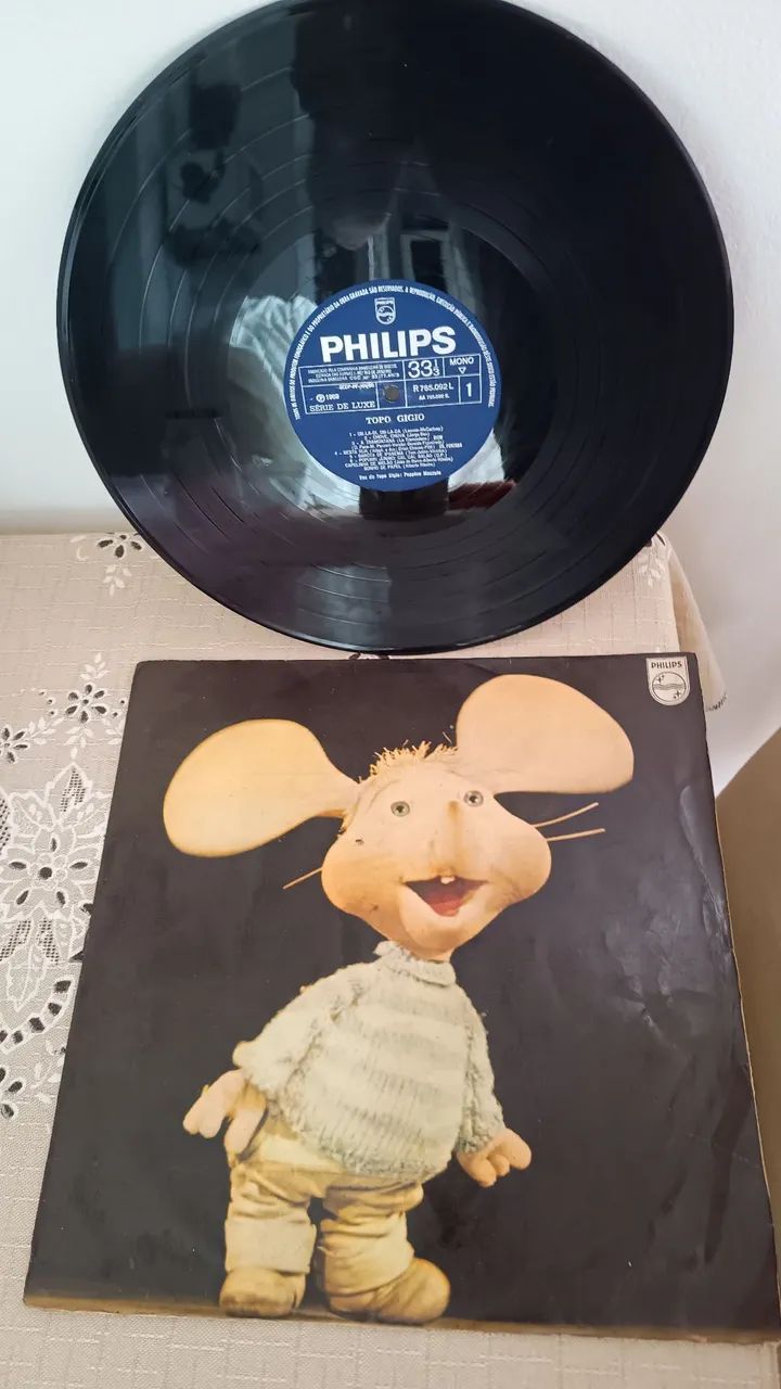 LP Topo Gigio 1ª versão 1969 com Agildo Ribeiro 