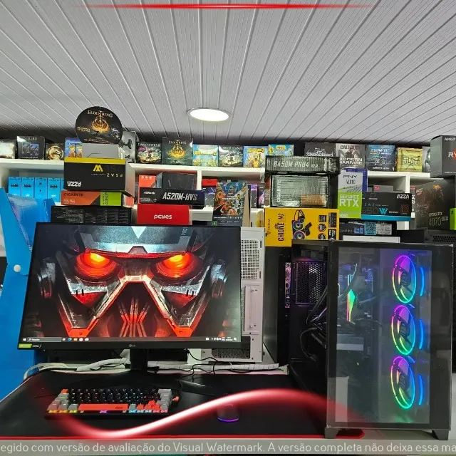 PC GAMER - Ryzen 7 9700X + RTX 4070 Ti 12GB + RAM 32GB + SSD M.2