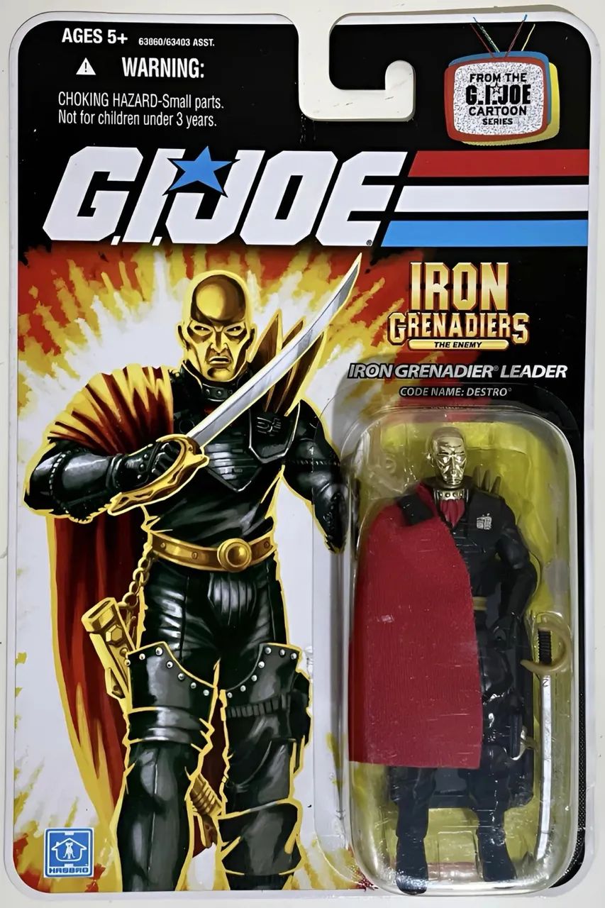 Figura G.I. Joe 25th: Cobra Destro Iron Grenadier Leader - Hobbies