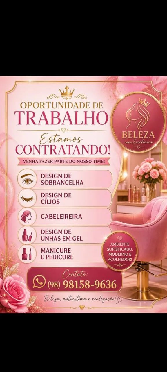 Venha fazer parte da nossa equipe 