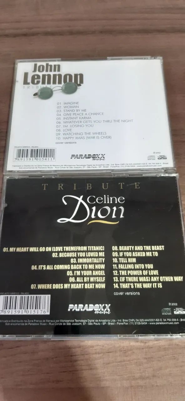 CDs player (TRIBUTE John lennon) (TRIBUTE Celine Dion) )  - Foto 2