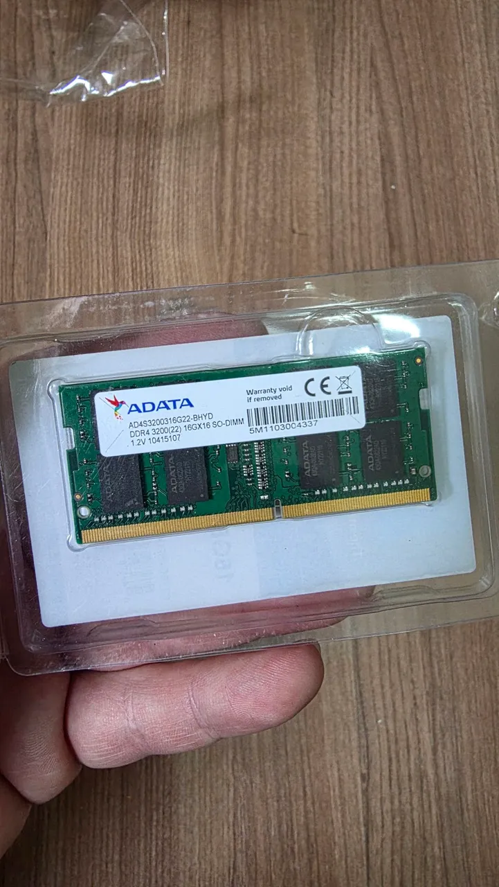 Kit 16GB (2x8GB) DDR5 4800 SK Hynix Notebook - Original Dell G15
