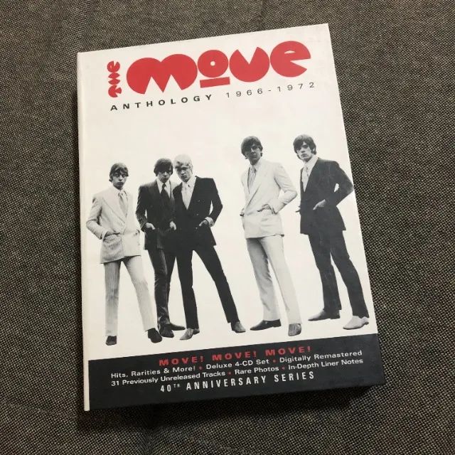 Box 4 CDs The Move - Anthology 1966-1972 Importado Rock Mod Beat Garage