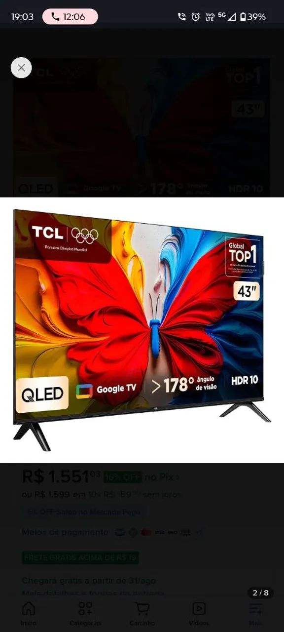 Tv 43 tcl smart  - Foto 2
