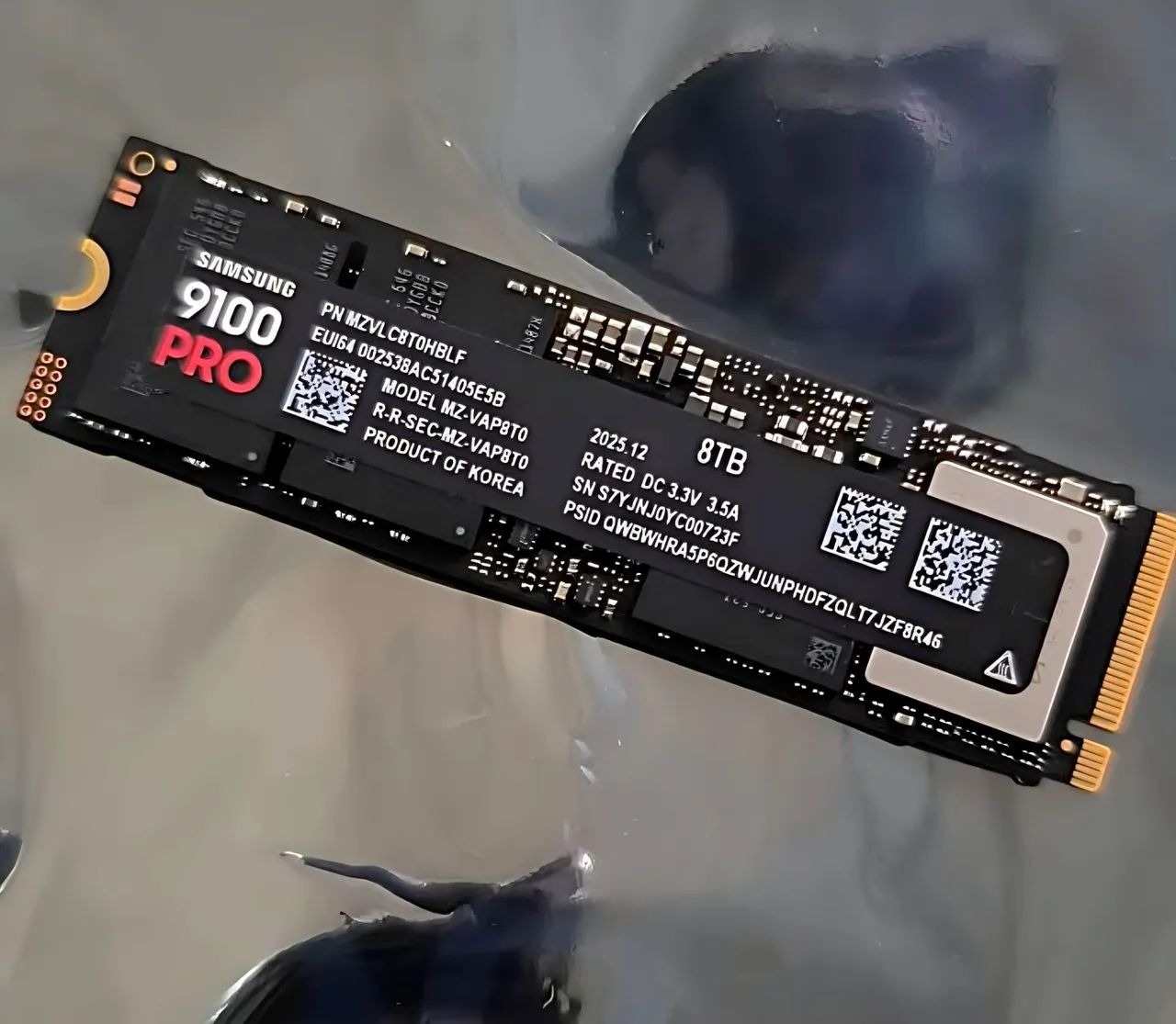 SSD 8TB Samsung 9100 Pro Nvme Gen5 PS5 e PC original novo. - Foto 2