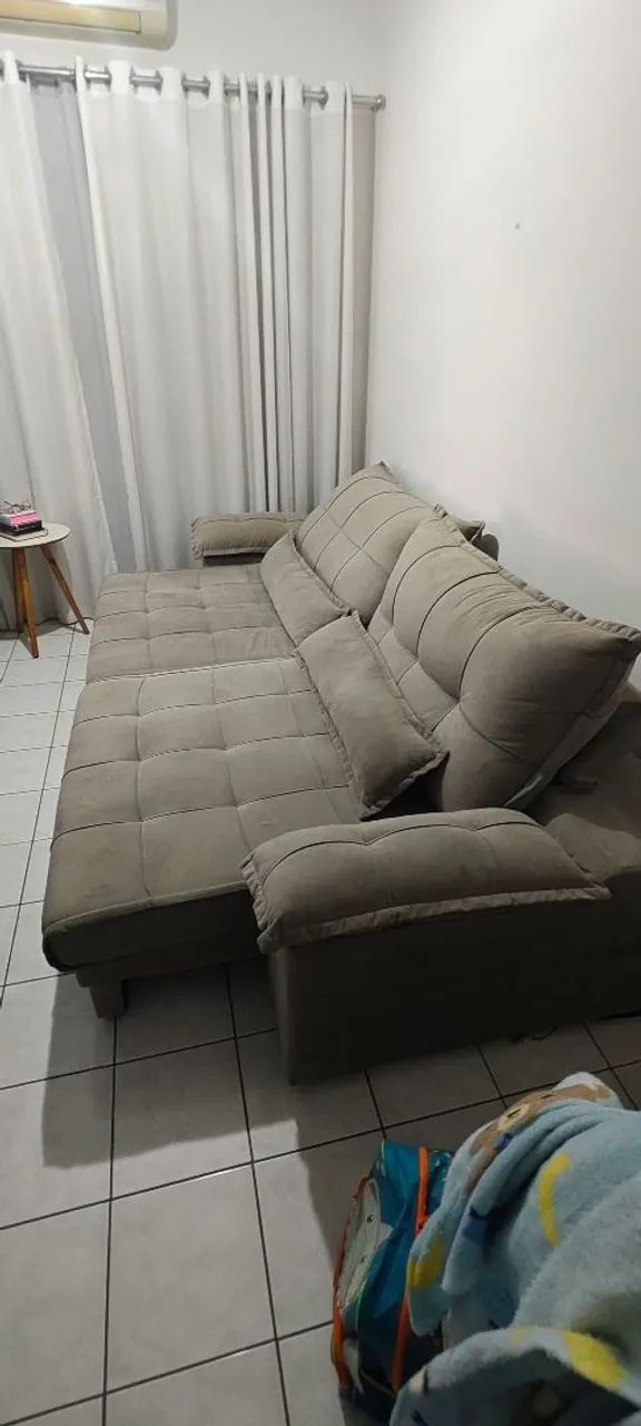 Vendo sofá retrátil 6 lugares - 2,90m - Foto 2