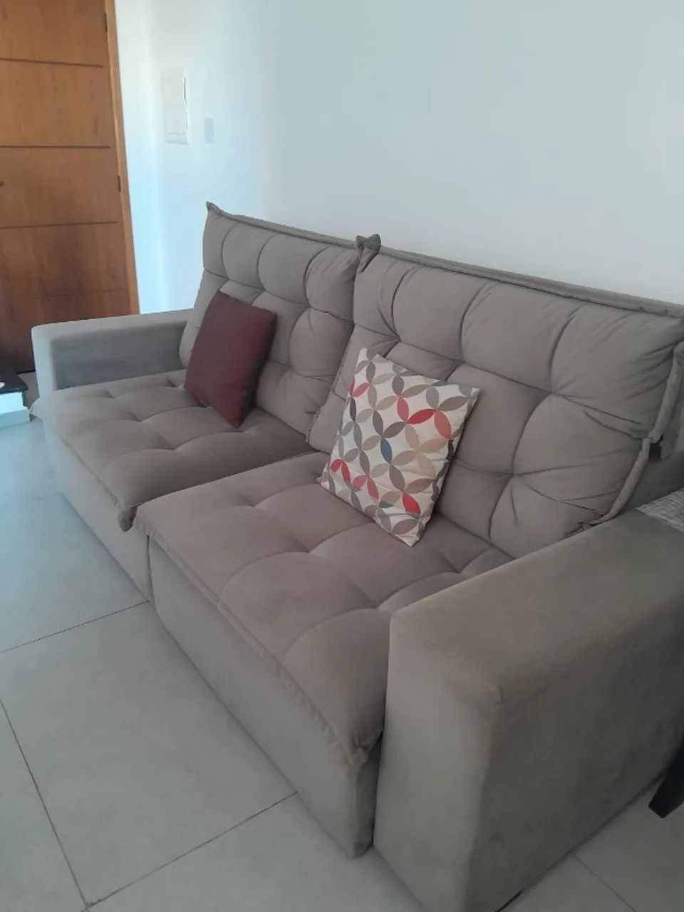 sofá de 4 lugares retrátil e reclinável - Foto 3