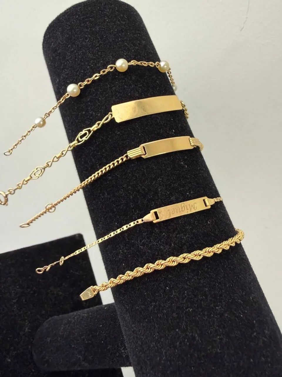 Pulseiras infantil ouro 18k