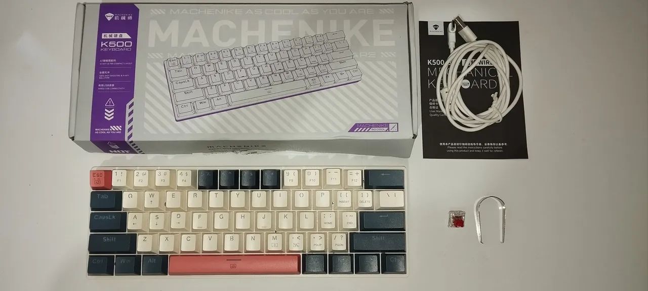Teclado mecânico 60% semi novo  - Foto 2