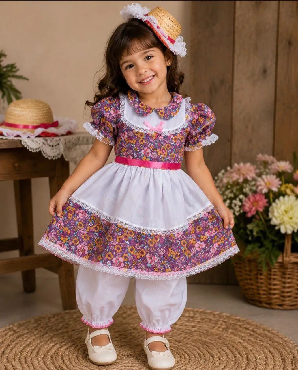 Vestido festa junina/ quadrilha 