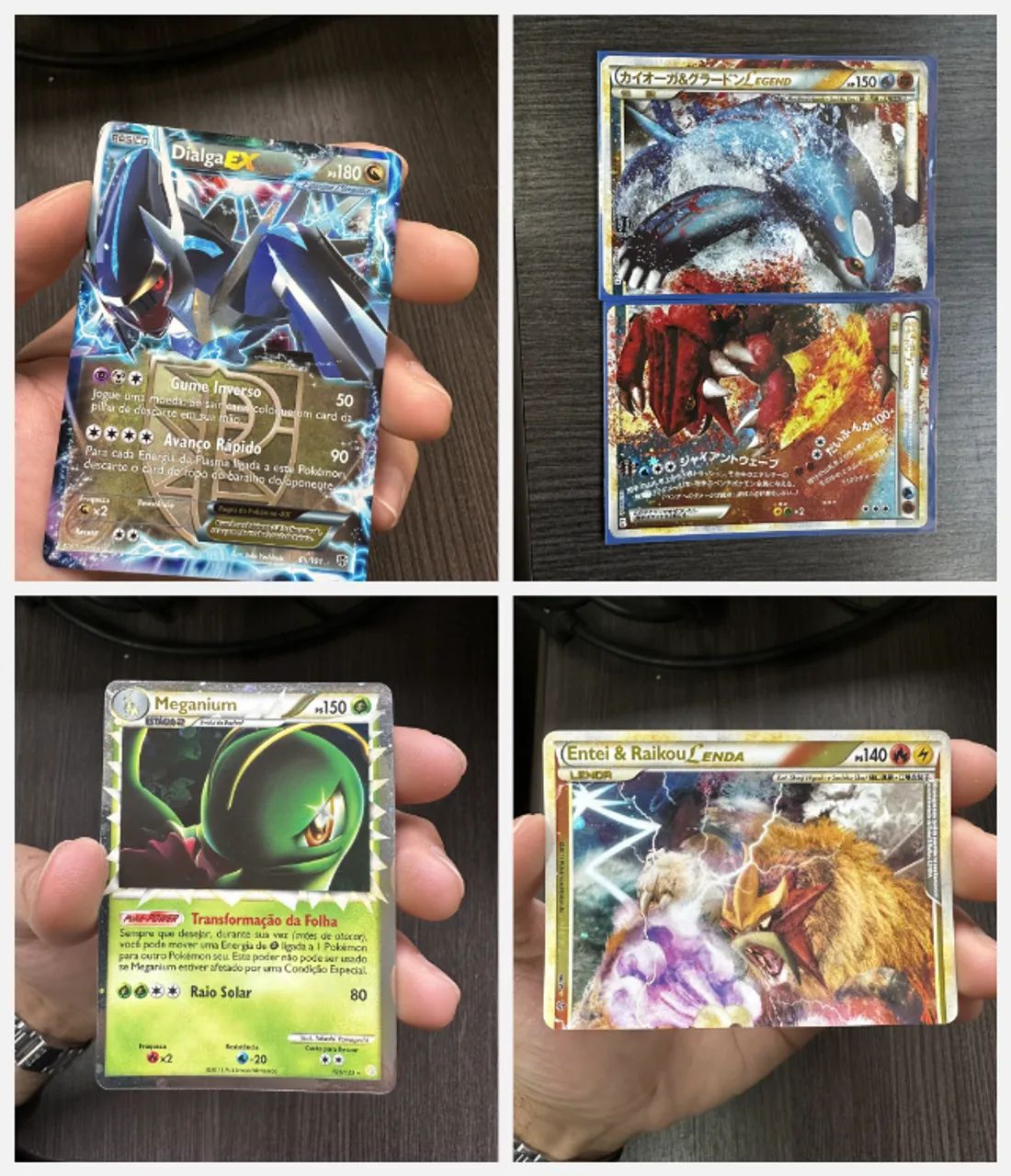 Conjunto de Cartas Pokémon LENDÁRIAS! 