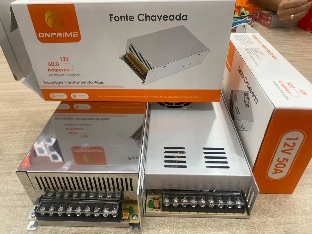 Fonte chaveada 12v pra 220v 50, 60 e 80 amperes