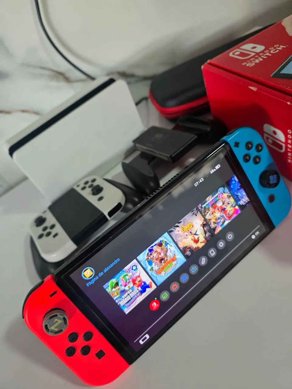 NINTENDO SWITCH OLED DESBLOQUEADO  - Foto 2