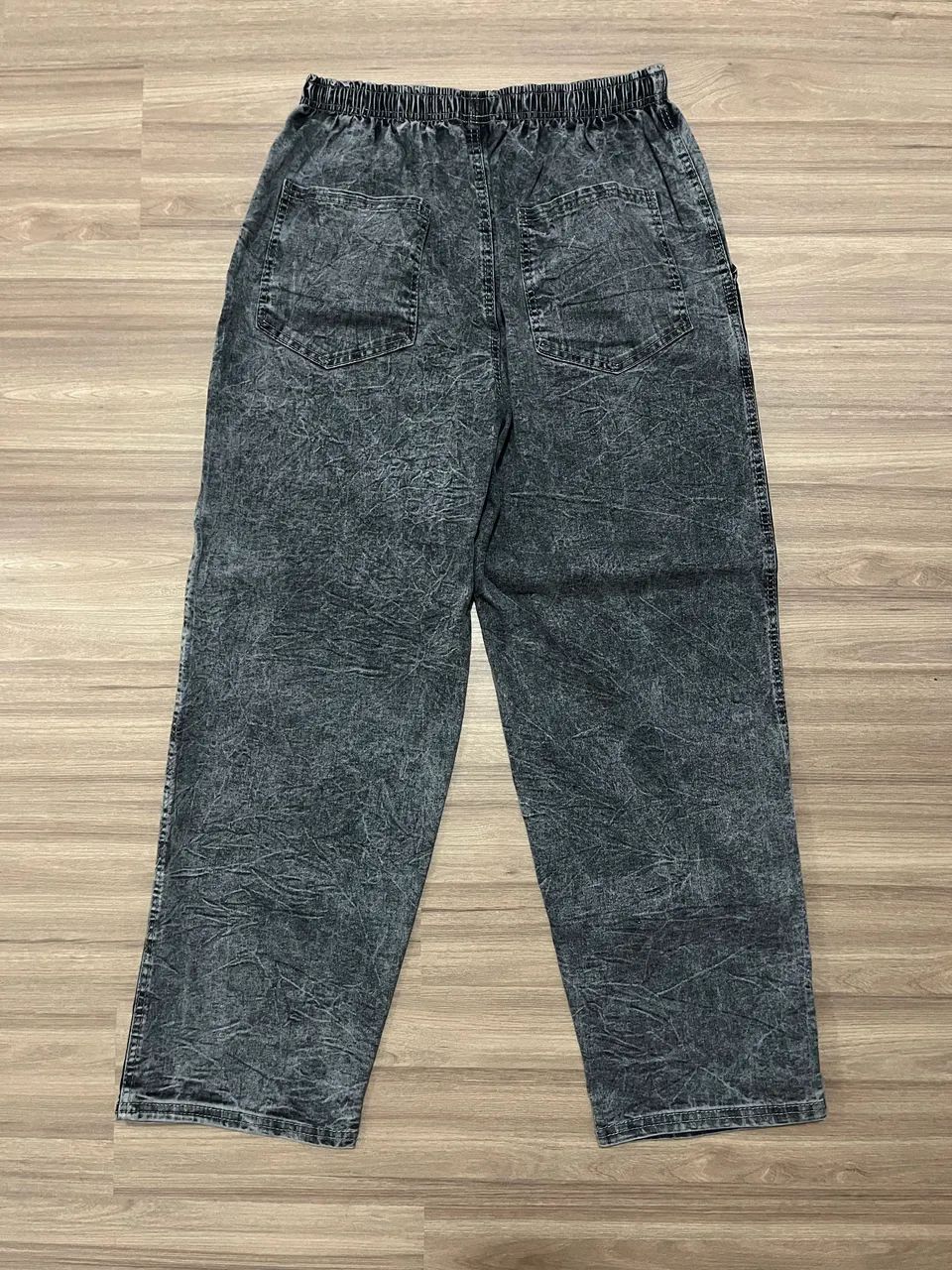 Calça Jeans Estonada Preta