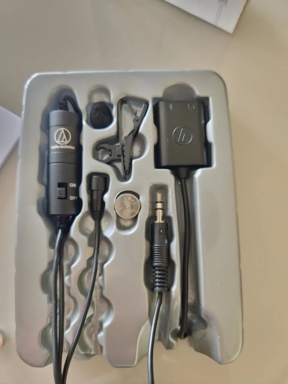 Microfone Condensador Lapela - Audio Technica