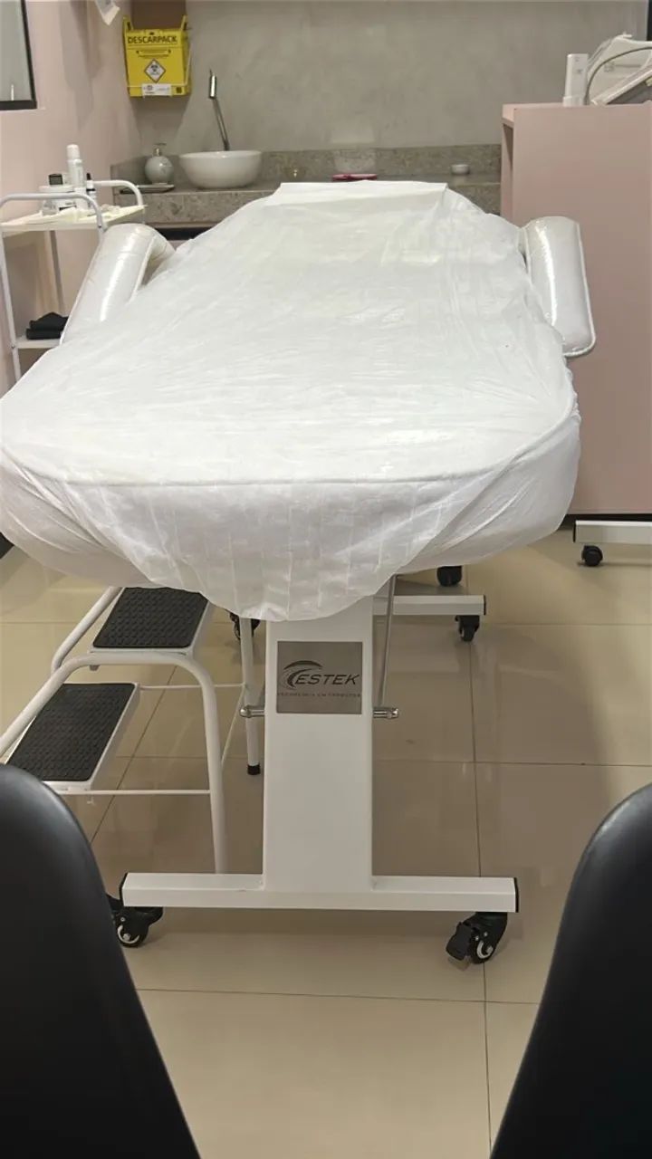 Estek Luxury Fixed Treatment Table with 2 Drawers - Esthetic