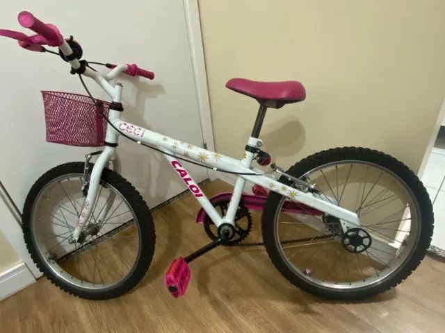 Bicicleta caloi ceci branca e rosa - Foto 4