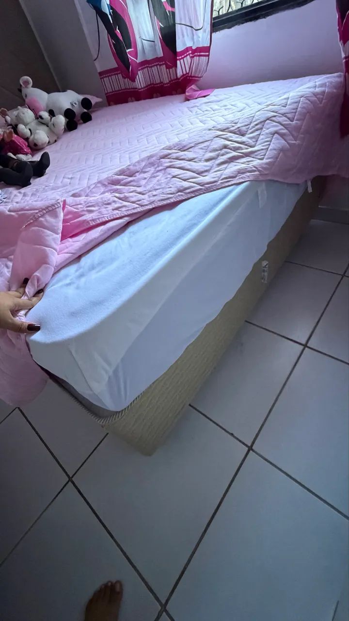 Cama box (colchão + base) colchão mola pocket (Ortobom) - Foto 4