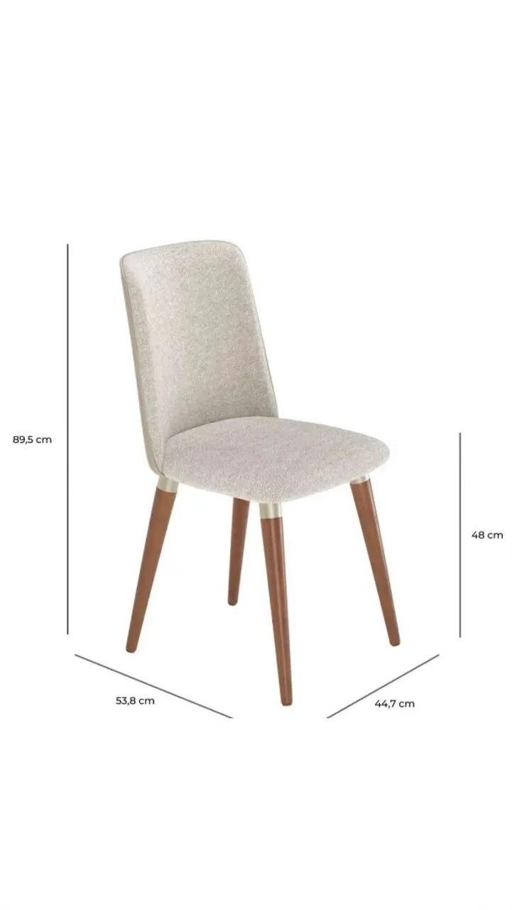 Mesa com 6 cadeiras Novíssima  - Foto 3