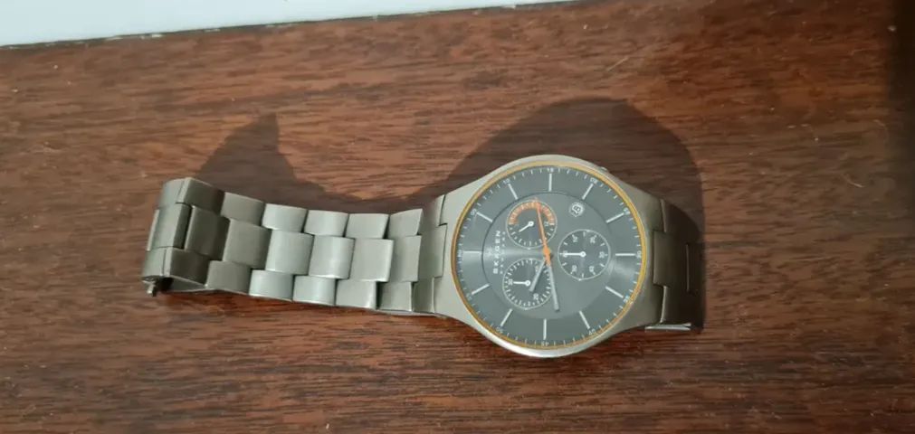 Relógio Skagen Cronógrafo Titânio Skw60761pn - Foto 2