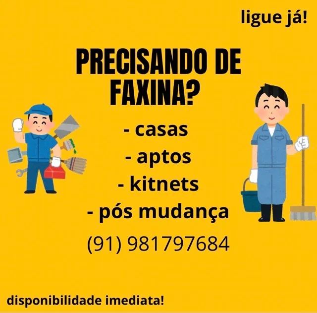 Diarista Disponibilidade Imediata