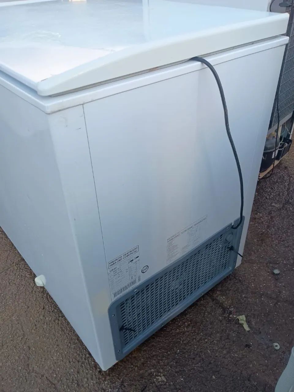 Frezer 2 portas gelopar 532 litros garantia 3 mes semi novo