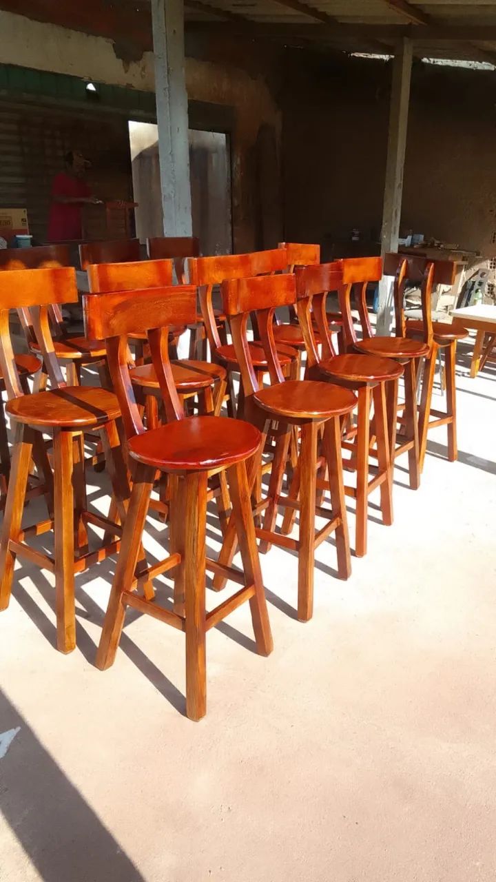 BANQUETAS DE MADEIRA COM PREÇO DE FÁBRICA! ? - Foto 4